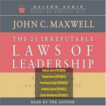 The 21 Laws of leadership