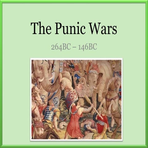 The Punic Wars Lecture
