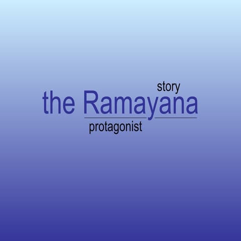 The ramayana