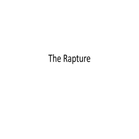 The rapture