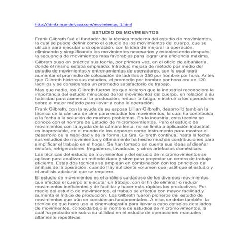 THERBLIGS ESTUDIO DE MOVIMIENTOS