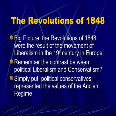 The revolutions of 1848