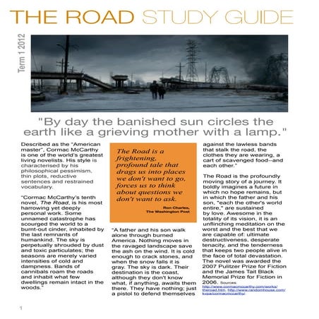 The Road Study Guide