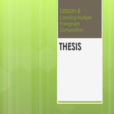 Thesis
