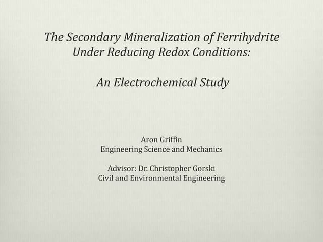 Thesis presentation
