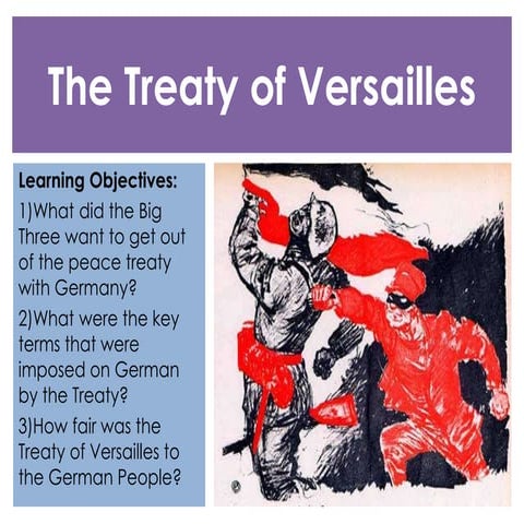 The Treaty of Versailles