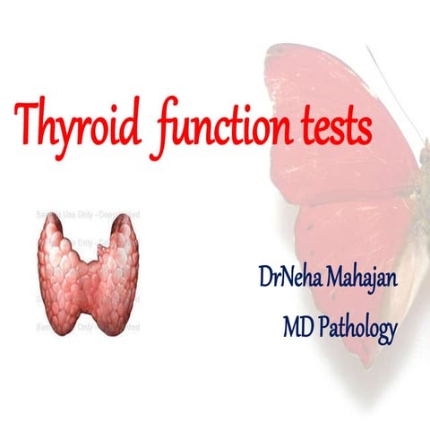Thyroid function tests