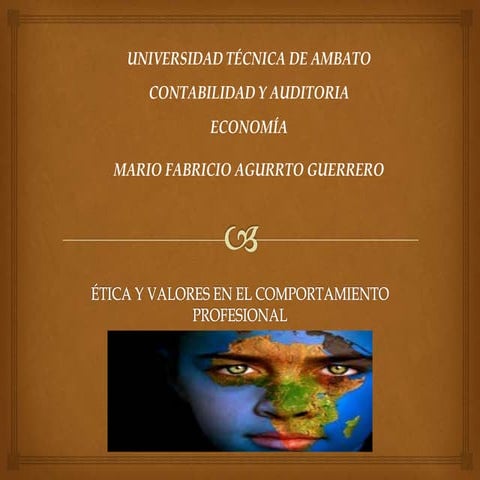 éTica y valores en el comportamiento profesional