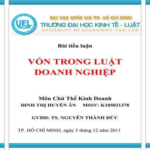 Tieu luan chu the kinh doanh
