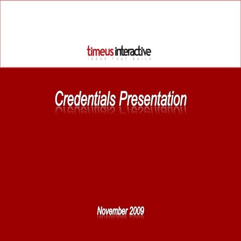 Timeus Interactive Credentials