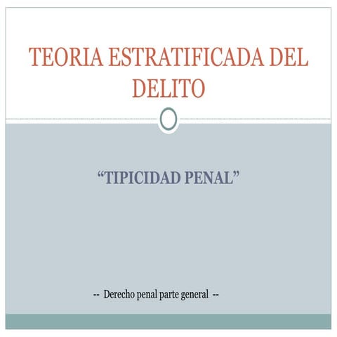 Tipicidad