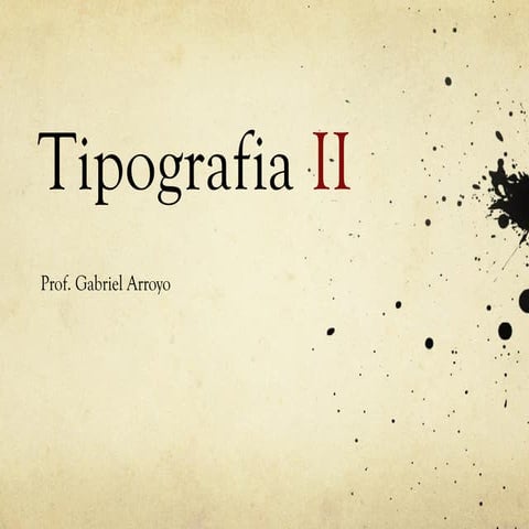Tipografia ii