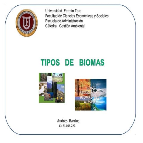 Tipos de biomas