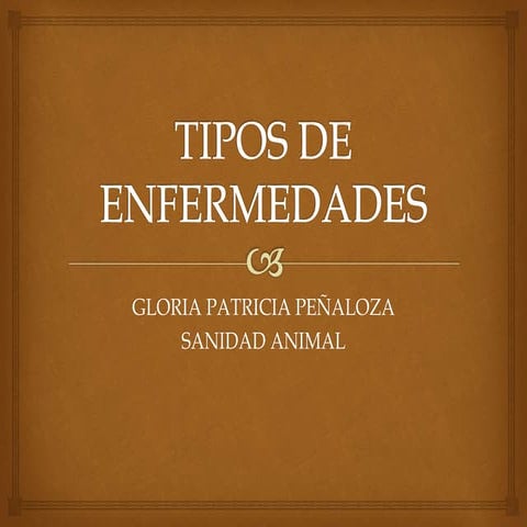 Tipos de enfermedades