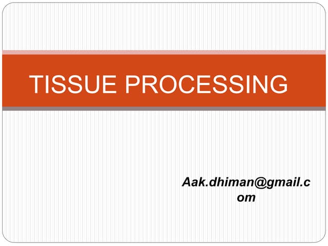 Tissue processing