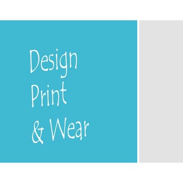 T shirt printing (Project Presentation)