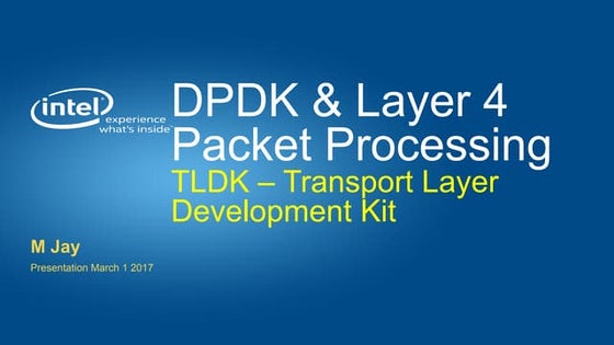 DPDK & Layer 4 Packet Processing