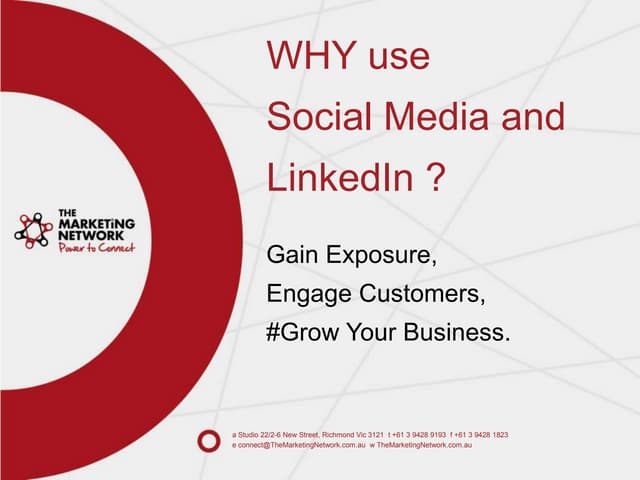 Why Social Media and LinkedIn?
