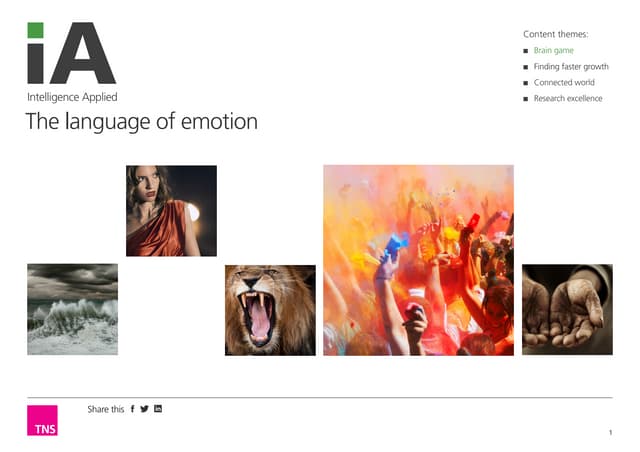 The language of emotion