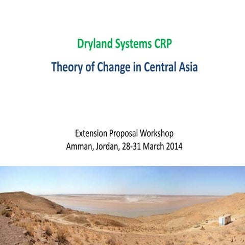 Theory of Change Central Asia