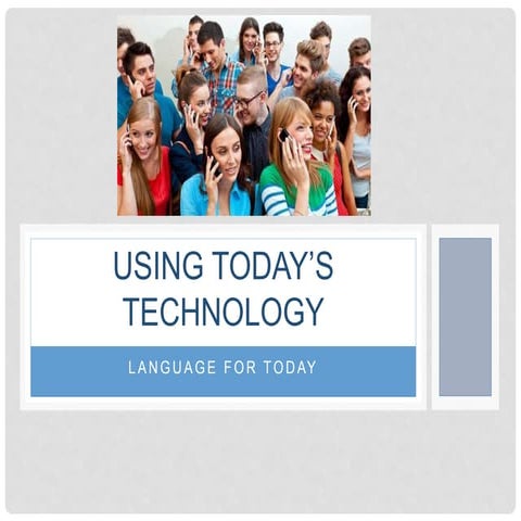 ESL: Today's Technology