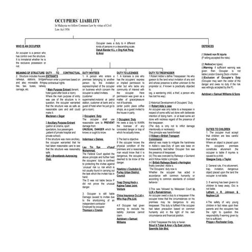Torts  _occupiers_liability