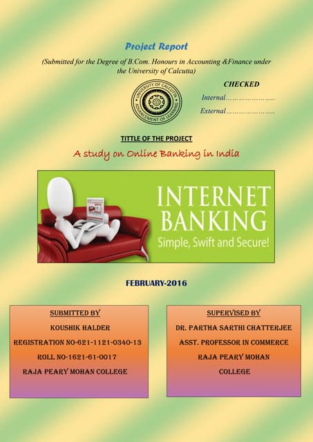 project on online banking in india