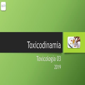 Toxicodinamia
