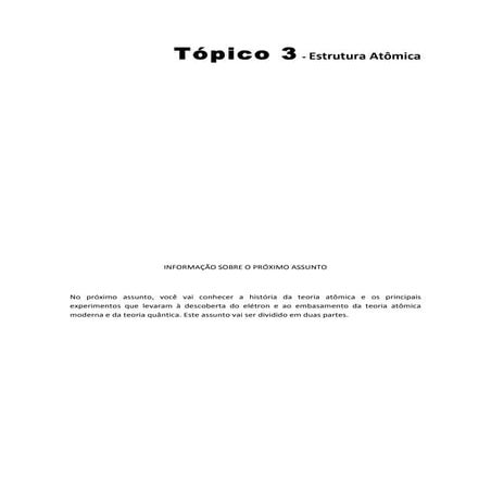 Tópico 3   estrutura atomica parte 1