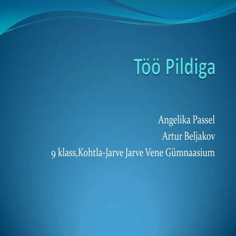 Töö pildiga