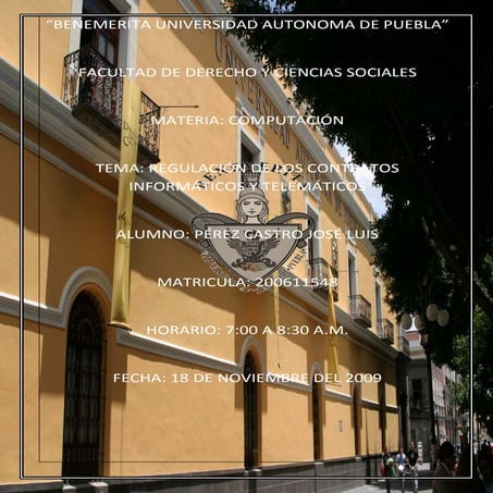 REGULACIÓN DE LOS CONTRATOS INFORMÁTICOS Y TELEMATICOS