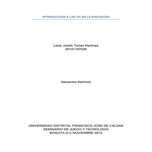 Trabajo final de las tic