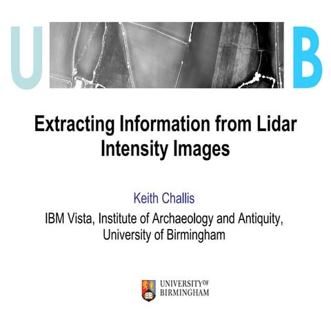 The Role of Lidar Intensity Data in Interpreting Archaeological Landscapes