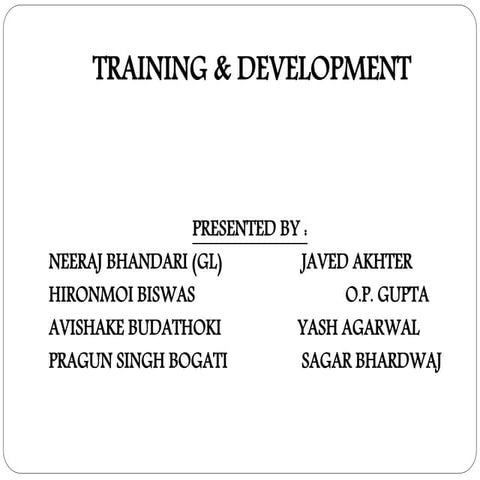 Training and development by Neeraj Bhandari (Surkhet,Nepal)