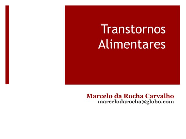 Transtornos alimentares 2014