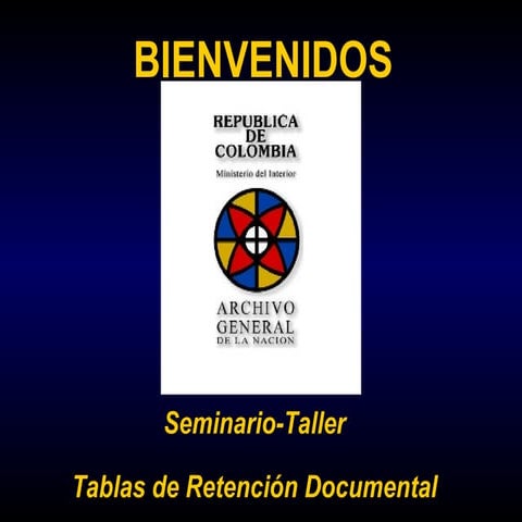 tablas de retención documental