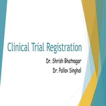 Clinical Trial Registration