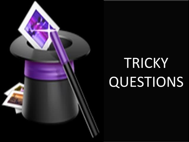 Tricky questions[1]