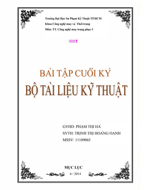Tài liệu kỹ thuật dạng đầy đủ_BT cuối kỳ_quần short