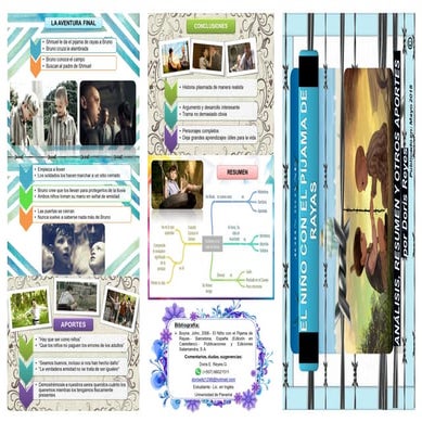 Tríptico El Niño con el Pijama de Rayas