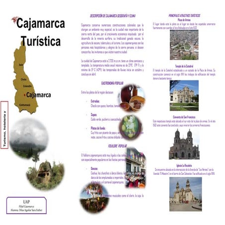 Triptico turistico