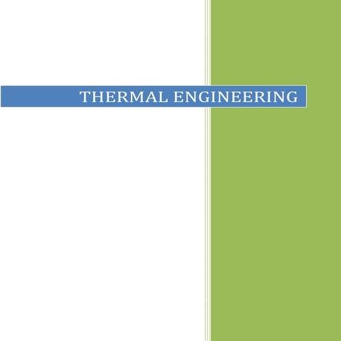 thermal systems and applications