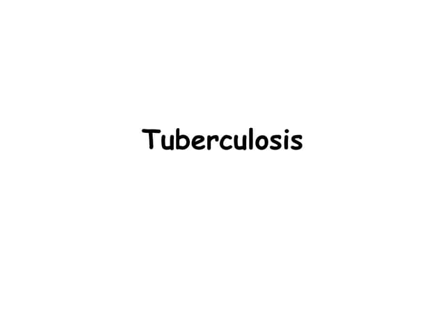 Pathology: Tuberculosis - lectures-.pptx