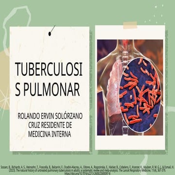 Tuberculosis pulmonar completo en el contexto de méxico