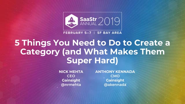 5 Things You Need to Do to Create a Category (and What Makes Them Super Hard)...