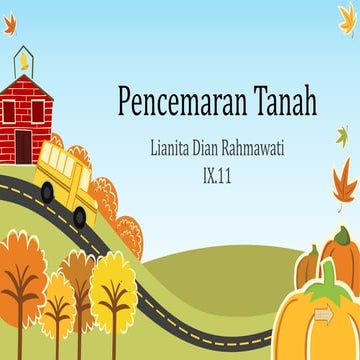 Pencemaran Tanah
