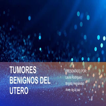 Tumores benignos del utero