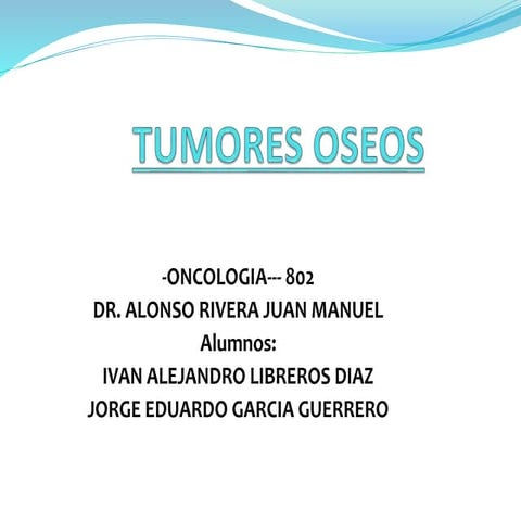 Tumores oseos