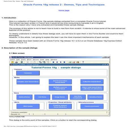 Tutorial de forms 10g
