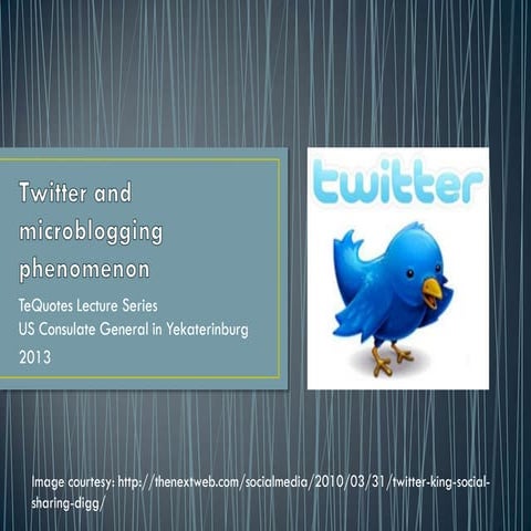 Twitter and microblogging phenomenon
